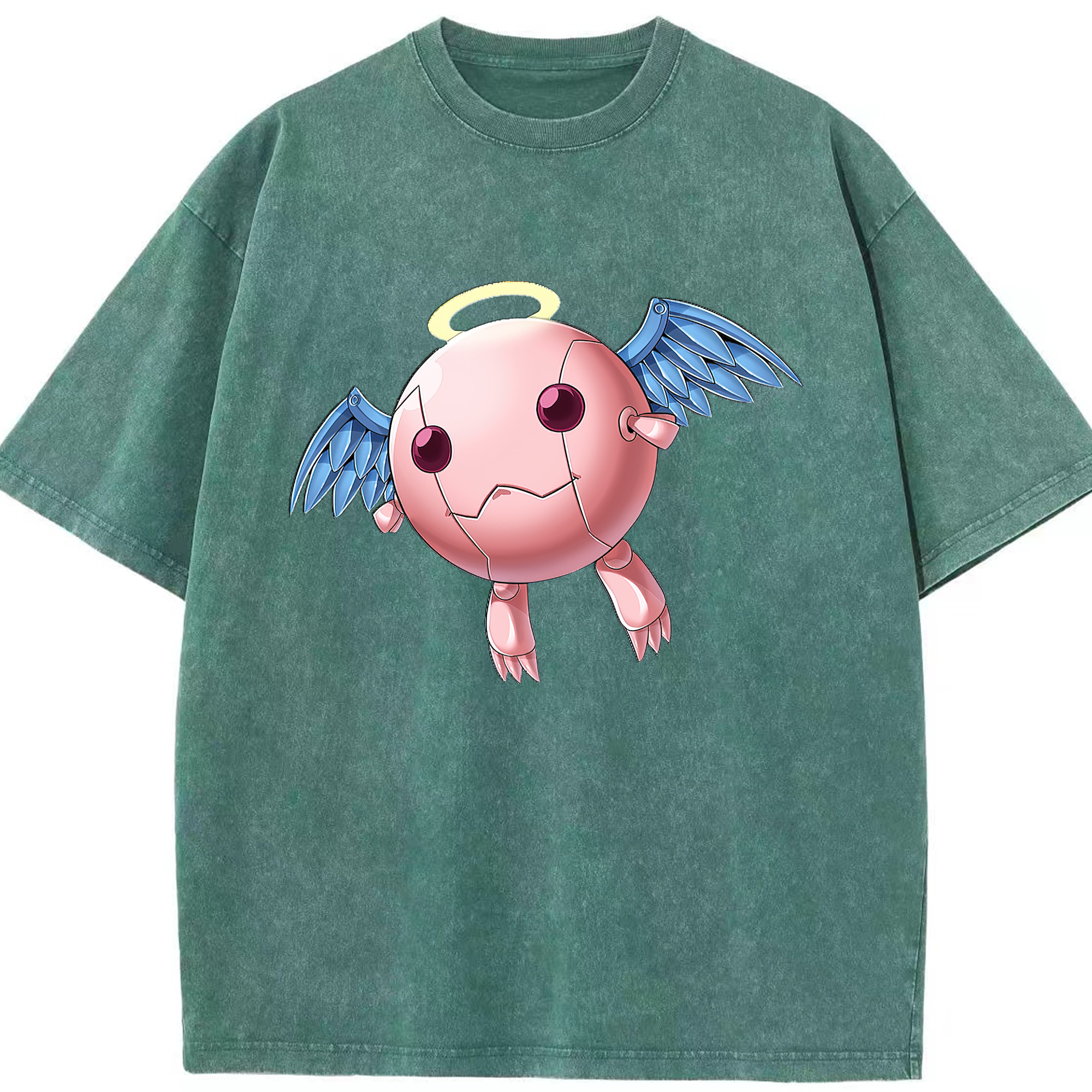 （画像用） 遊☆戯☆王 Yu-Gi-Oh! 綿100% ヴィンテージ風 半袖Tシャツ（フロントプリント）